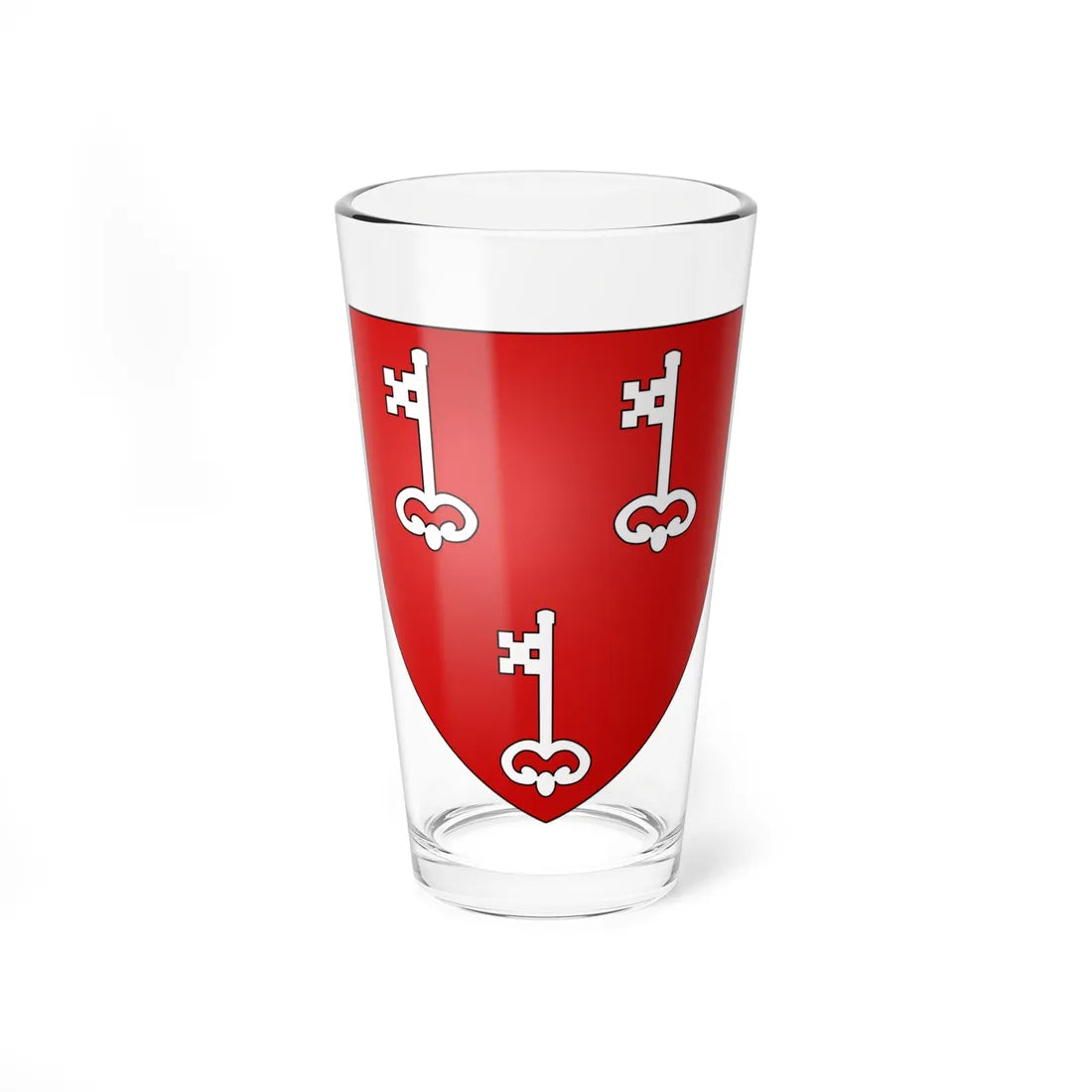Blason de la ville de Camphin-en-Carembault 59 Nord-France (France) (Coat of Arms) Pint Glass 16oz 16oz - Go Mug Yourself