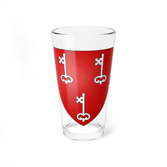 Blason de la ville de Camphin-en-Carembault 59 Nord-France (France) (Coat of Arms) Pint Glass 16oz 16oz - Go Mug Yourself