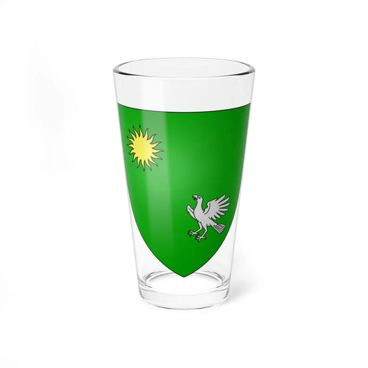Blason de la ville de Cantin 59 Nord-France (France) (Coat of Arms) Pint Glass 16oz 16oz - Go Mug Yourself