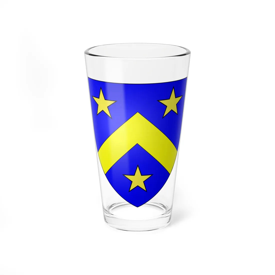 Blason de la ville de Courchelettes 59 Nord-France (France) (Coat of Arms) Pint Glass 16oz 16oz - Go Mug Yourself