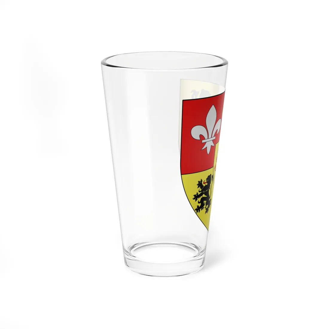 Blason de la ville de Deûlémont 59 Nord-France (France) (Coat of Arms) Pint Glass 16oz - Go Mug Yourself