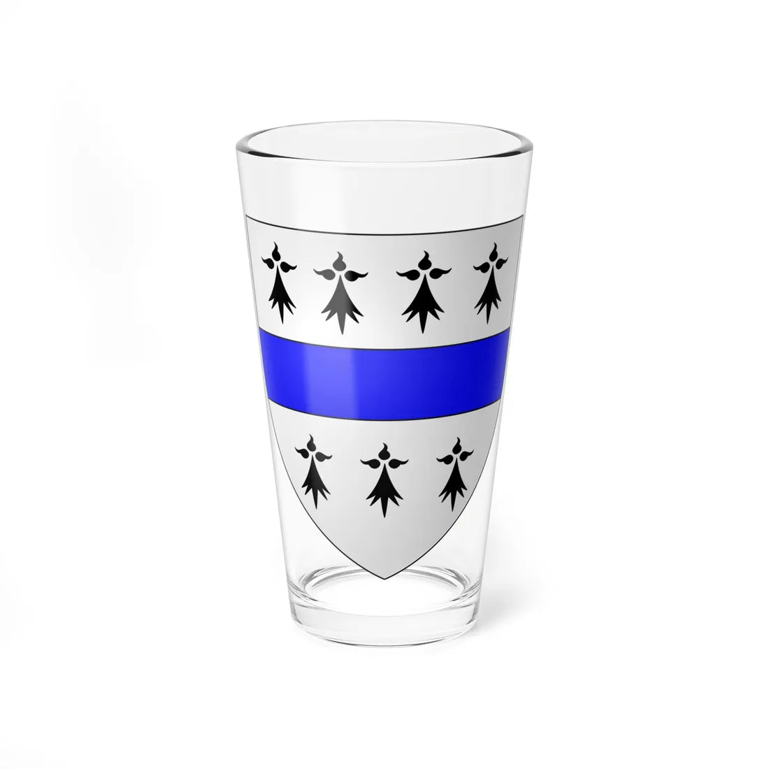 Blason de la ville de Ebblinghem 59 Nord-France (France) (Coat of Arms) Pint Glass 16oz 16oz - Go Mug Yourself