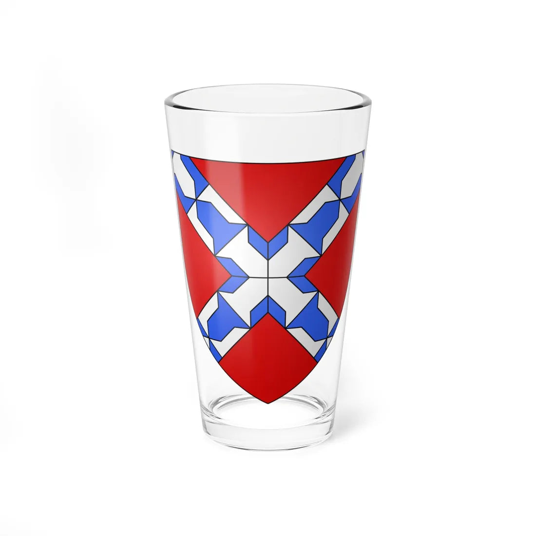 Blason de la ville de Eecke 59 Nord-France (France) (Coat of Arms) Pint Glass 16oz 16oz - Go Mug Yourself