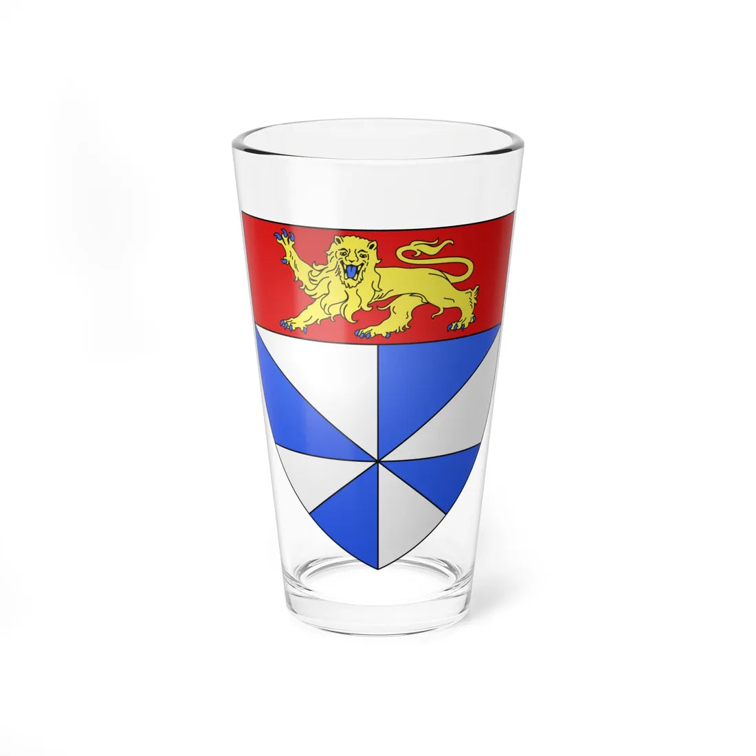Blason département fr Gironde (France) (Coat of Arms) Pint Glass 16oz 16oz - Go Mug Yourself
