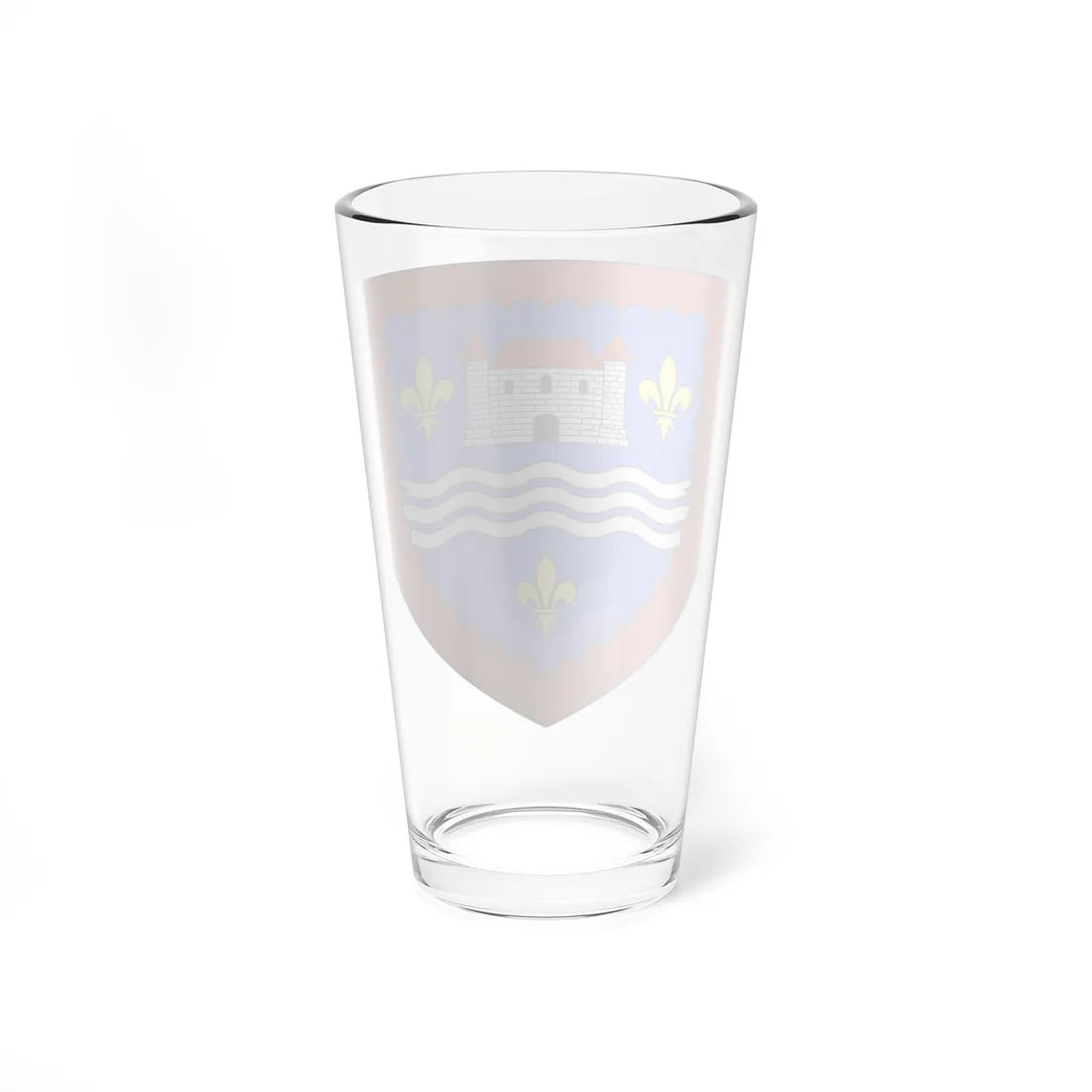 Blason département fr Indre (France) (Coat of Arms) Pint Glass 16oz - Go Mug Yourself