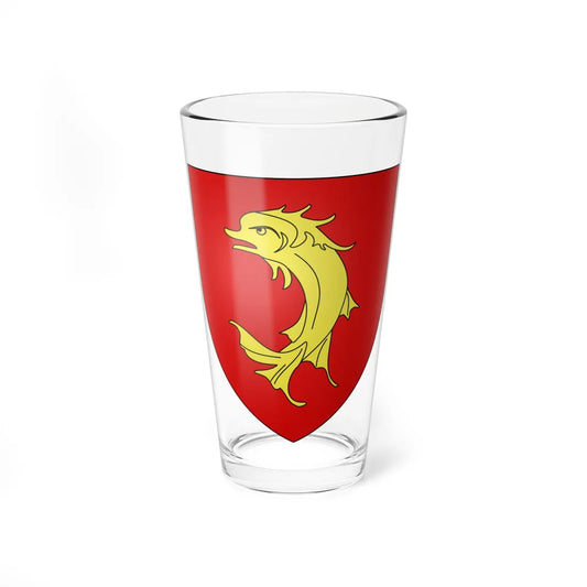 Blason département fr Loire (France) (Coat of Arms) Pint Glass 16oz 16oz - Go Mug Yourself