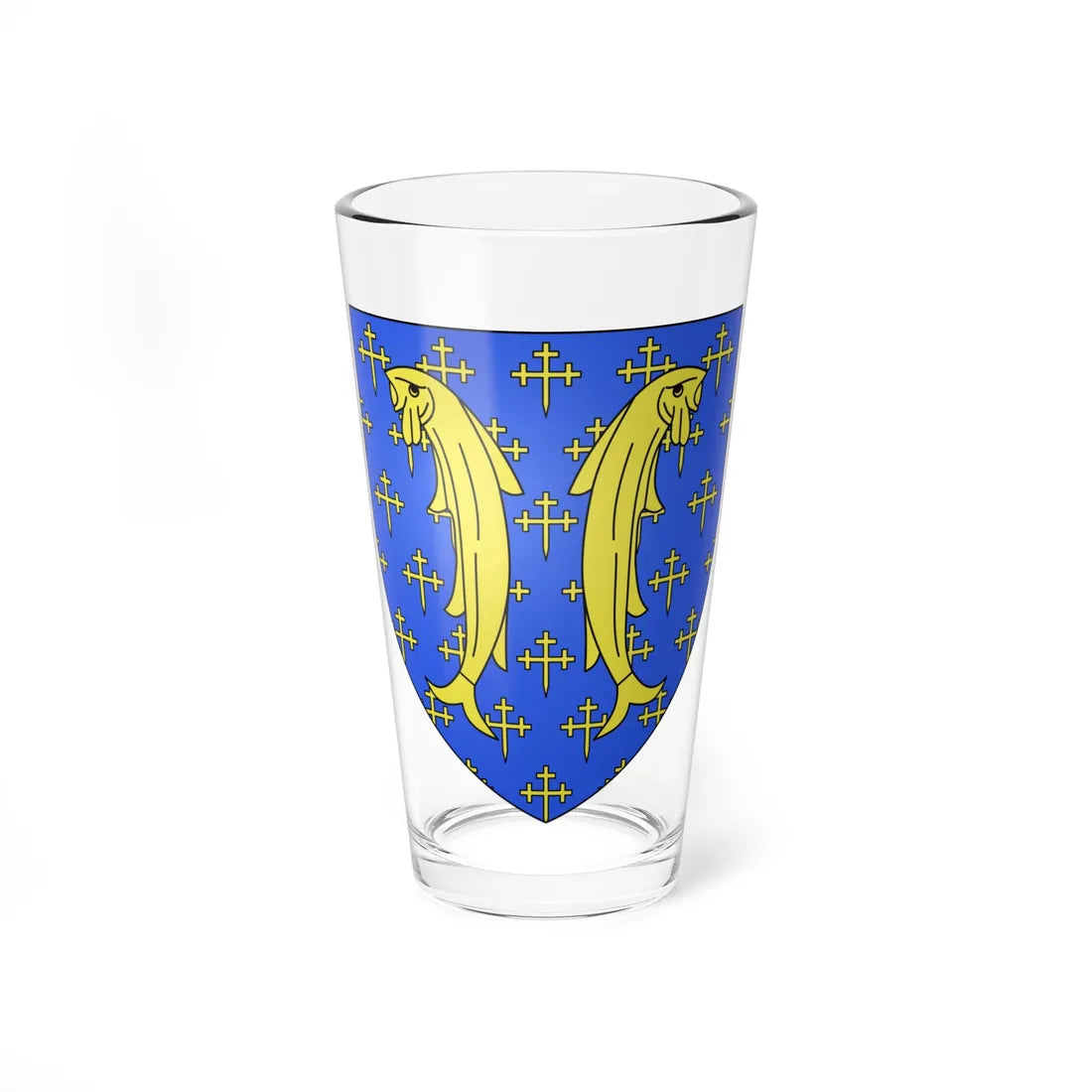 Blason département fr Meuse (France) (Coat of Arms) Pint Glass 16oz 16oz - Go Mug Yourself