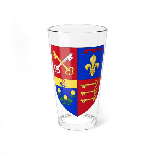 Blason département Vaucluse (France) (Coat of Arms) Pint Glass 16oz 16oz - Go Mug Yourself
