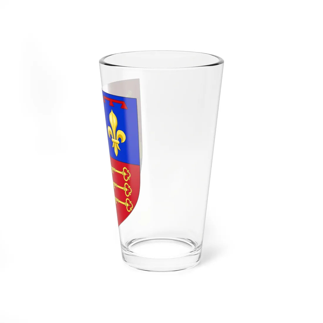 Blason département Vaucluse (France) (Coat of Arms) Pint Glass 16oz - Go Mug Yourself