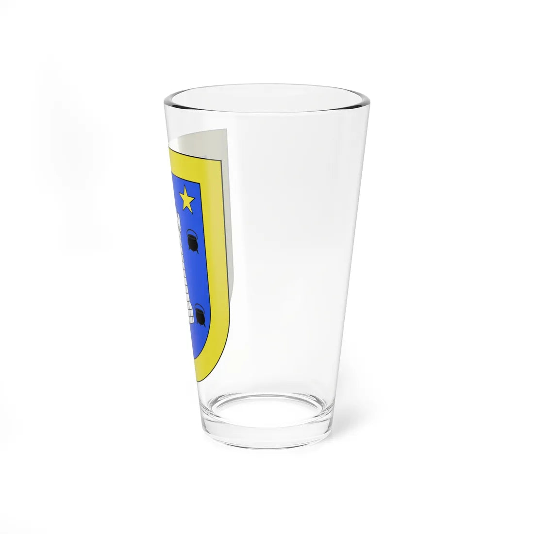 Blason Es famille Aetxaga Saint-Sébastien (Spain) (Coat of Arms) Pint Glass 16oz - Go Mug Yourself
