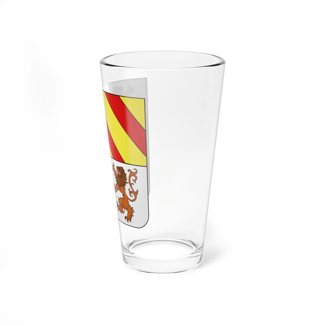 Blason Es famille Izco Navarre (Spain) (Coat of Arms) Pint Glass 16oz - Go Mug Yourself