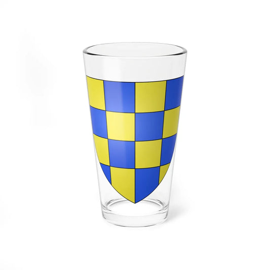 Blason famille dAngerez (France) (Coat of Arms) Pint Glass 16oz 16oz - Go Mug Yourself