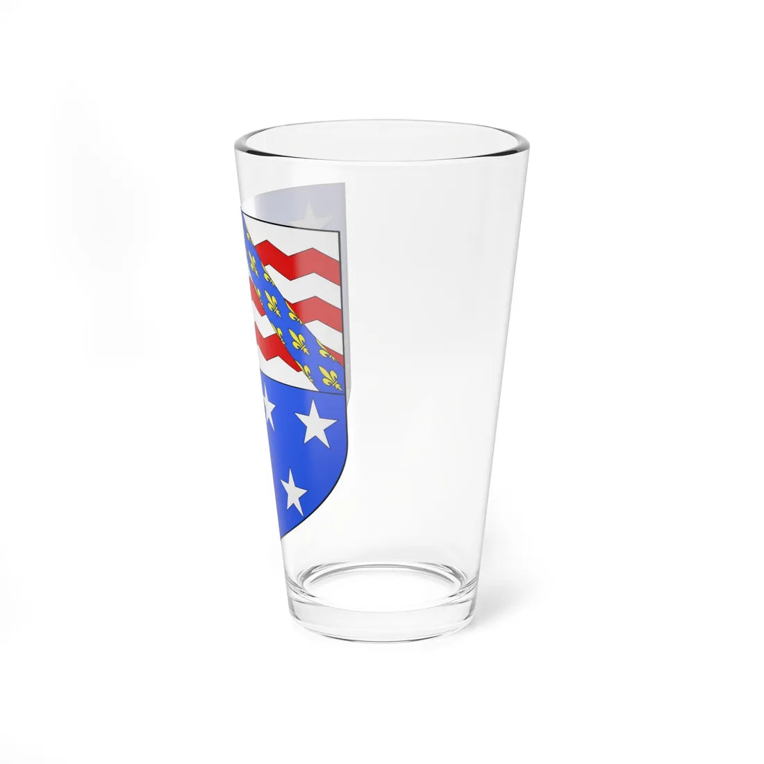Blason famille fr Andrault de Langeron ap1532 (France) (Coat of Arms) Pint Glass 16oz - Go Mug Yourself