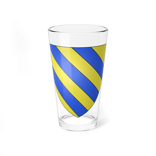 Blason famille fr dAdhémar (France) (Coat of Arms) Pint Glass 16oz 16oz - Go Mug Yourself