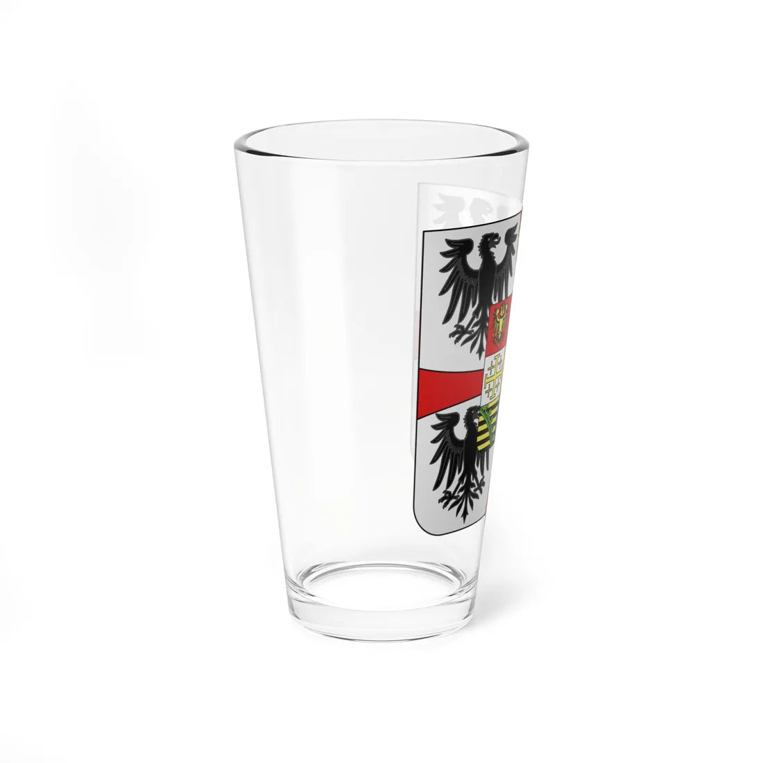 Blason famille it Gonzaga08 (Italy) (Coat of Arms) Pint Glass 16oz - Go Mug Yourself