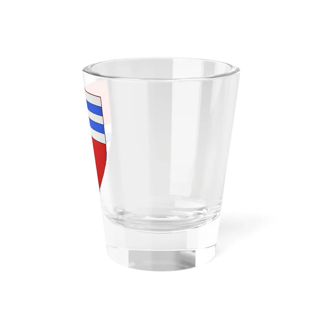 Blason famille sav de Belletruche (Switzerland) (Coat of Arms) Shot Glass 1.5oz - Go Mug Yourself