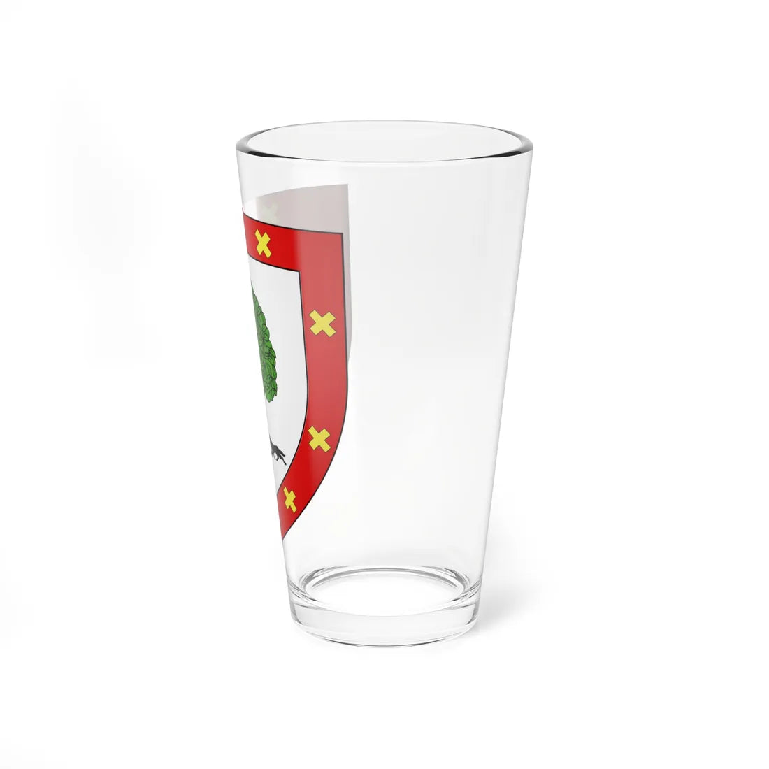 Blason Fr famille Arrospide Basse-Navarre (Spain) (Coat of Arms) Pint Glass 16oz - Go Mug Yourself