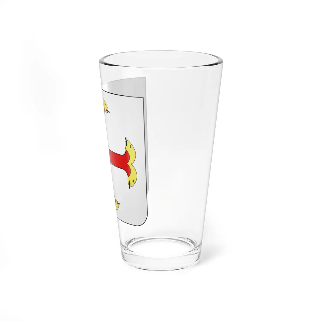 Blason Montfort sur Meu (France) (Coat of Arms) Pint Glass 16oz - Go Mug Yourself