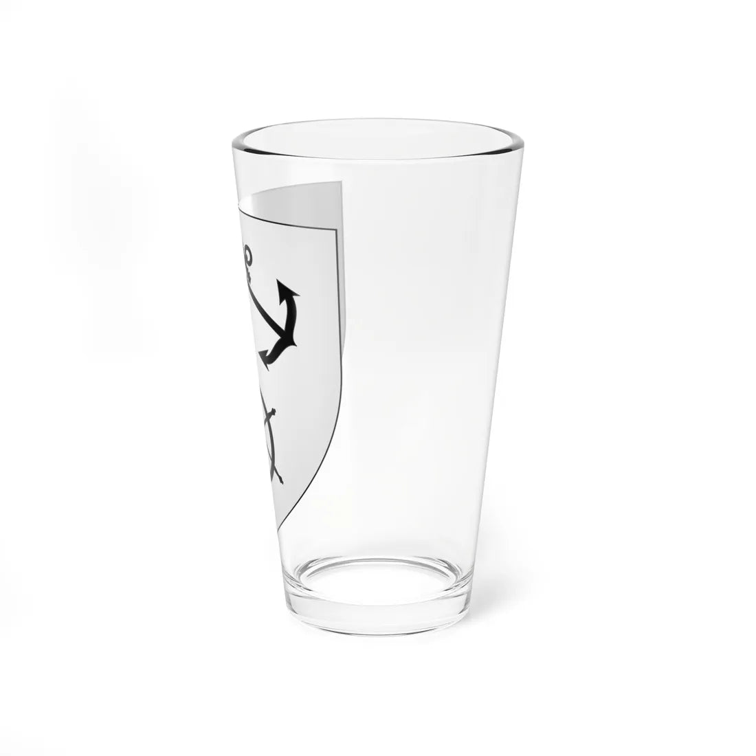 Blason ville ca Caraquet Nouveau-Brunswick (Canada) (Coat of Arms) Pint Glass 16oz - Go Mug Yourself