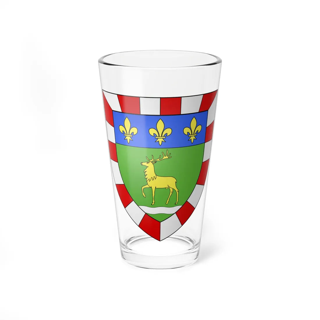 Blason ville ca Causapscal (Canada) (Coat of Arms) Pint Glass 16oz - Go Mug Yourself