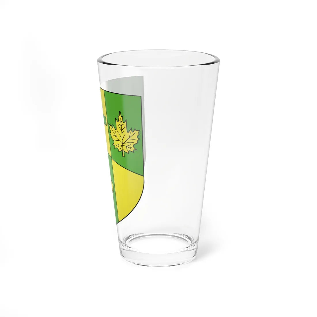 Blason ville ca Notre-Dame-du-Mont-Carmel (Canada) (Coat of Arms) Pint Glass 16oz - Go Mug Yourself
