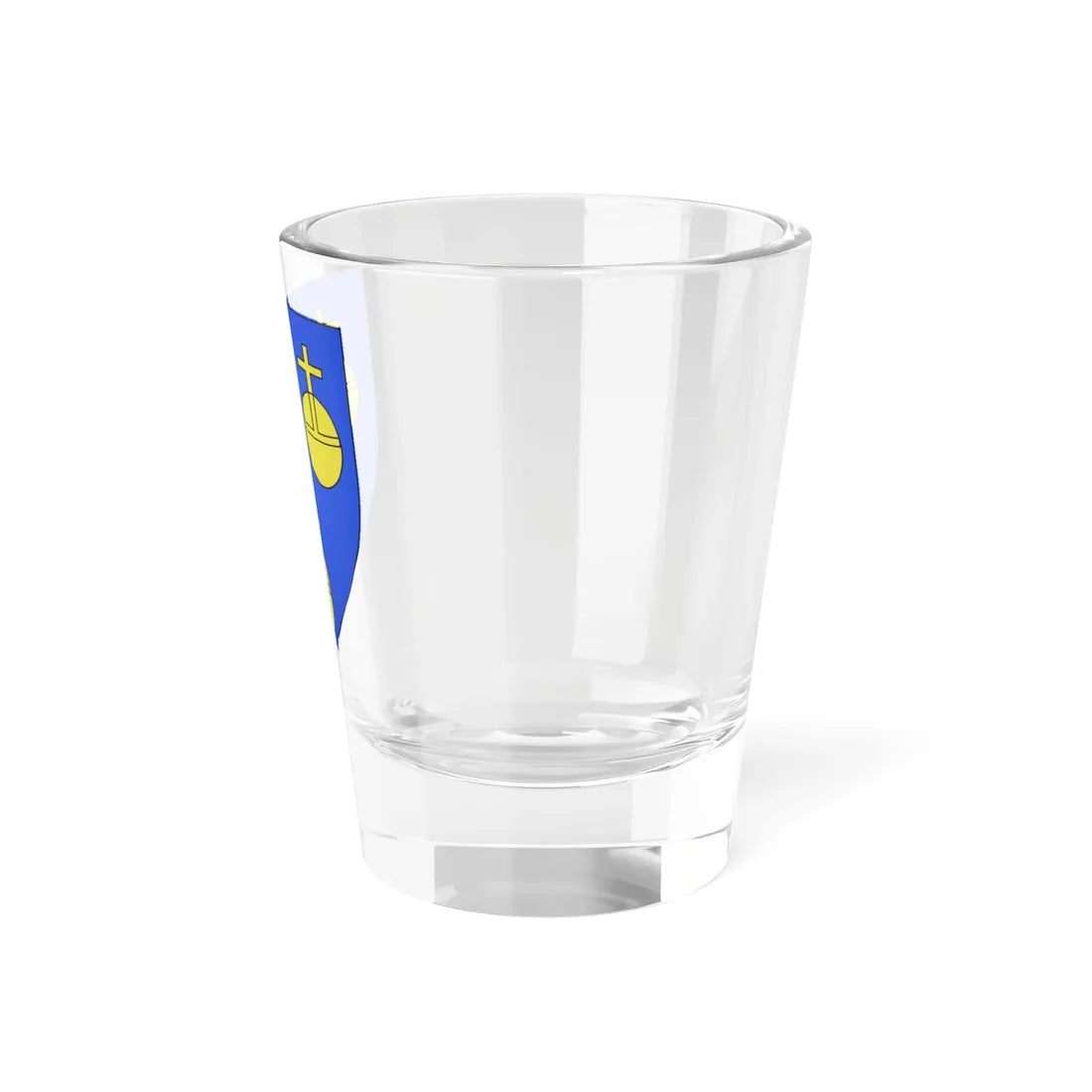 Blason ville fr Aubigné Ille-et-Vilaine (France) (Coat of Arms) Shot Glass 1.5oz - Go Mug Yourself