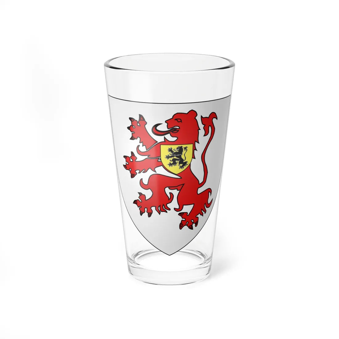 Blason ville fr Bavay Nord (France) (Coat of Arms) Pint Glass 16oz 16oz - Go Mug Yourself