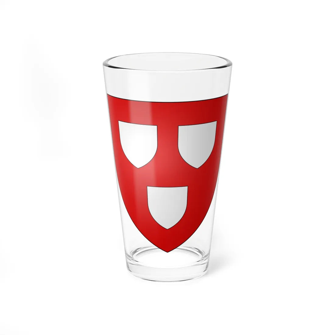 Blason ville fr Beaufort Nord (France) (Coat of Arms) Pint Glass 16oz 16oz - Go Mug Yourself