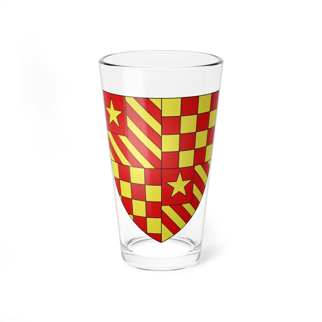 Blason ville fr Bellignies Nord (France) (Coat of Arms) Pint Glass 16oz 16oz - Go Mug Yourself