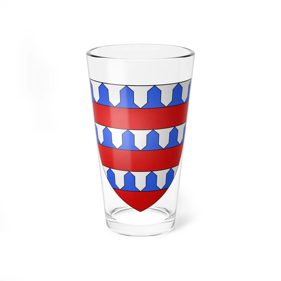 Blason ville fr Berlaimont Nord (France) (Coat of Arms) Pint Glass 16oz 16oz - Go Mug Yourself