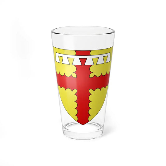 Blason ville fr Denain Nord (France) (Coat of Arms) Pint Glass 16oz 16oz - Go Mug Yourself