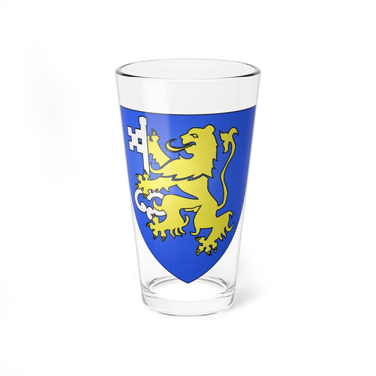 Blason ville fr Dourlers Nord (France) (Coat of Arms) Pint Glass 16oz 16oz - Go Mug Yourself