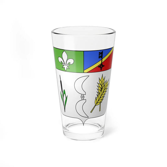 Blason ville fr Millonfosse 59 (France) (Coat of Arms) Pint Glass 16oz 16oz - Go Mug Yourself