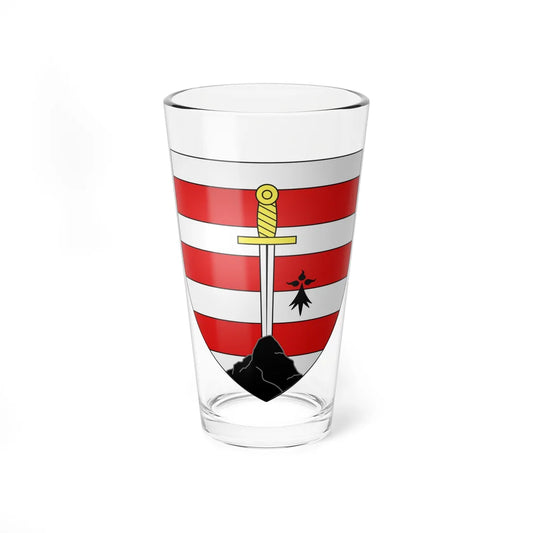 Blason ville fr Monterfil 35 (France) (Coat of Arms) Pint Glass 16oz 16oz - Go Mug Yourself
