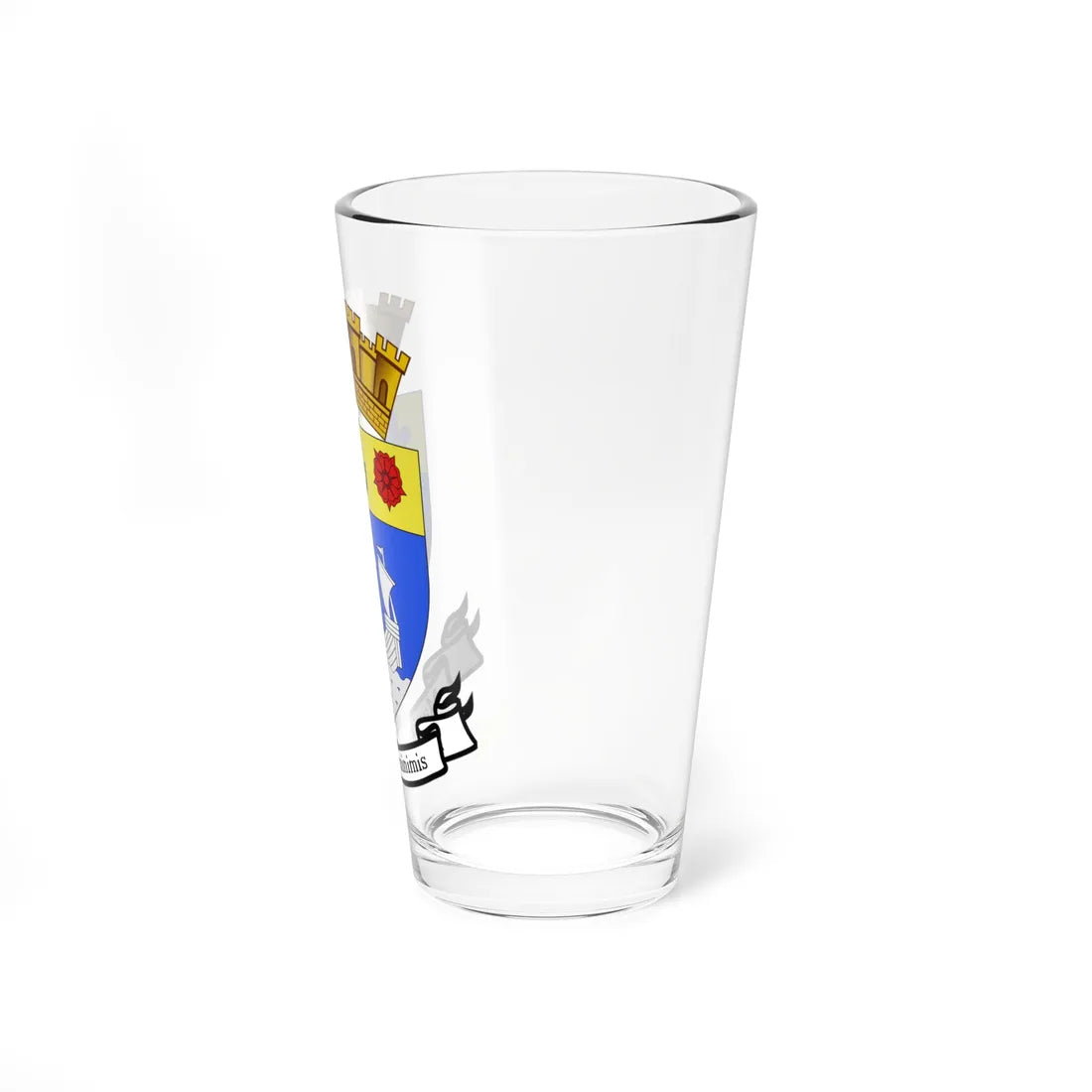 Blason ville qc Saint-Lambert (Canada) (Coat of Arms) Pint Glass 16oz - Go Mug Yourself