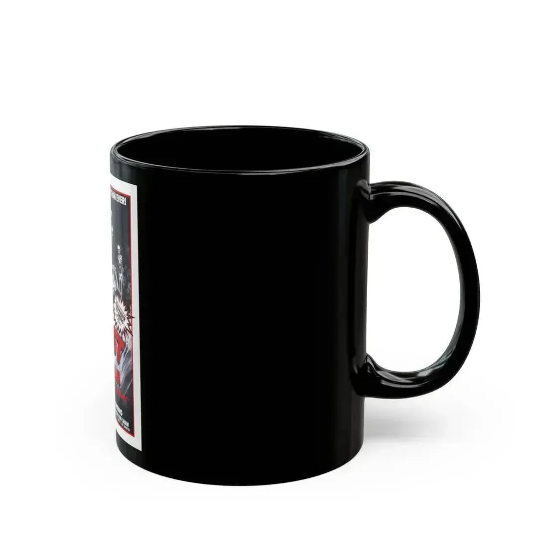 BLAST OF THE IRON PALM (BRAVE ARCHER 3) 1981 Movie Poster - Black Coffee Mug - Go Mug Yourself