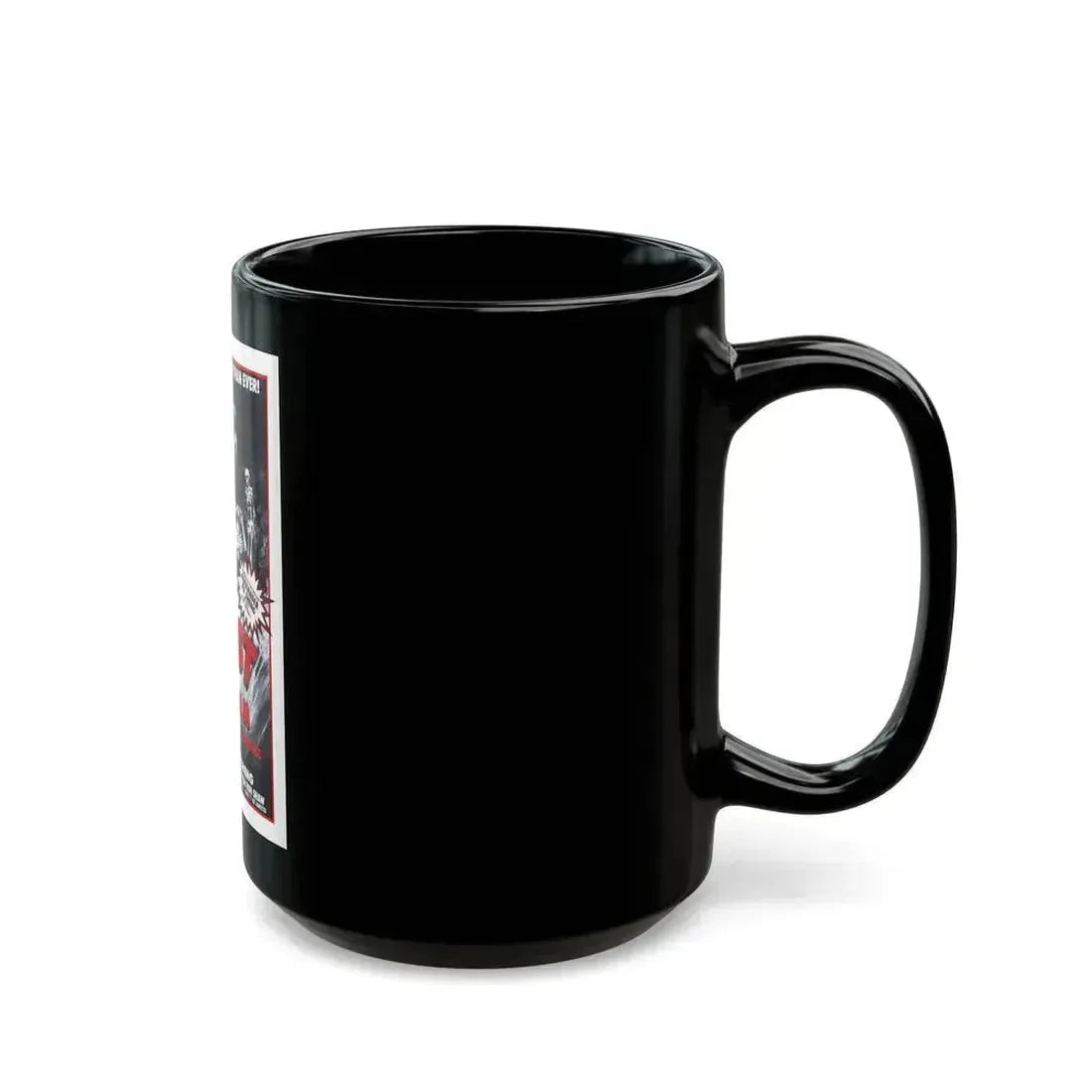 BLAST OF THE IRON PALM (BRAVE ARCHER 3) 1981 Movie Poster - Black Coffee Mug - Go Mug Yourself