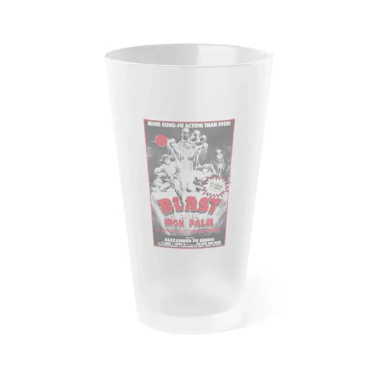 BLAST OF THE IRON PALM (BRAVE ARCHER 3) 1981 Movie Poster - Frosted Pint Glass 16oz 16oz Frosted - Go Mug Yourself