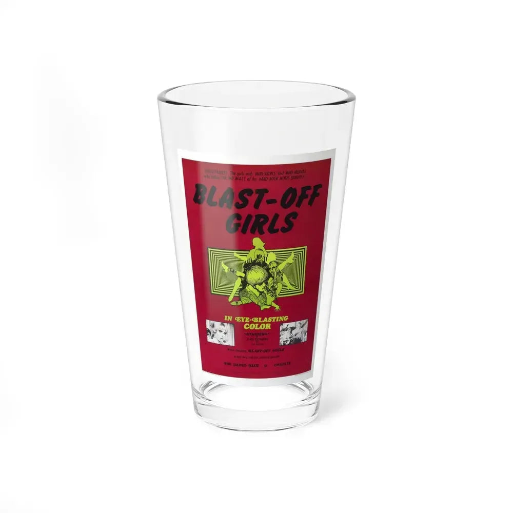 BLAST-OFF GIRLS 1967 Movie Poster - Pint Glass 16oz 16oz - Go Mug Yourself