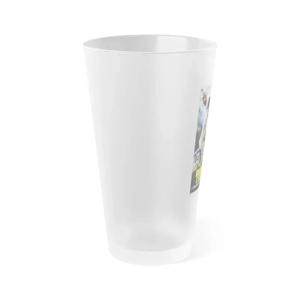 BLASTFIGHTER (FRENCH) 1984 Movie Poster - Frosted Pint Glass 16oz - Go Mug Yourself