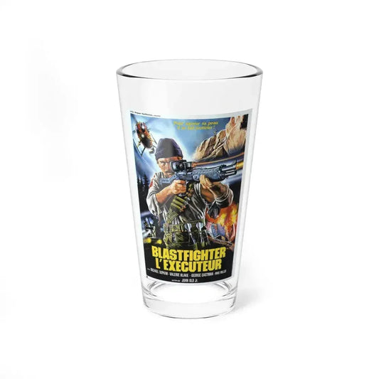 BLASTFIGHTER (FRENCH) 1984 Movie Poster - Pint Glass 16oz 16oz - Go Mug Yourself