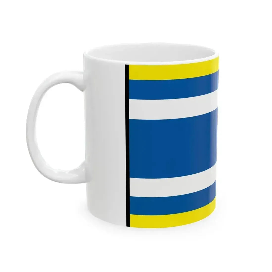 Blatna Polianka Sobrance Flag (Slovakia) White Coffee Mug - Go Mug Yourself