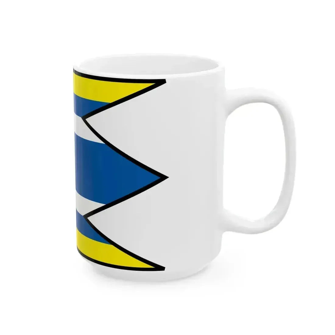 Blatna Polianka Sobrance Flag (Slovakia) White Coffee Mug - Go Mug Yourself
