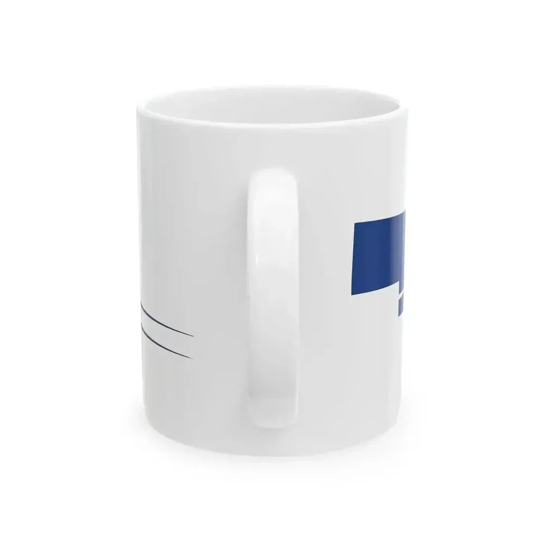 Blauwe wimpel (Netherlands) White Coffee Mug - Go Mug Yourself