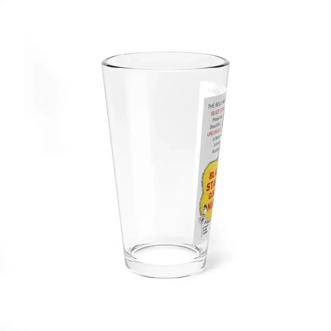 BLAZE STARR GOES NUDIST 1962 Movie Poster - Pint Glass 16oz - Go Mug Yourself