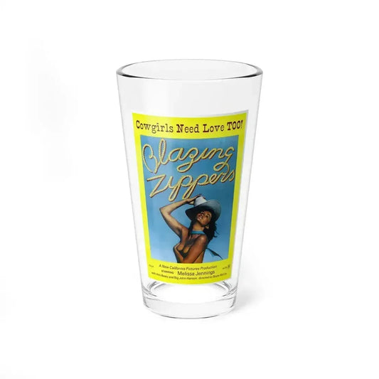 BLAZING ZIPPERS 1976 Movie Poster - Pint Glass 16oz 16oz - Go Mug Yourself