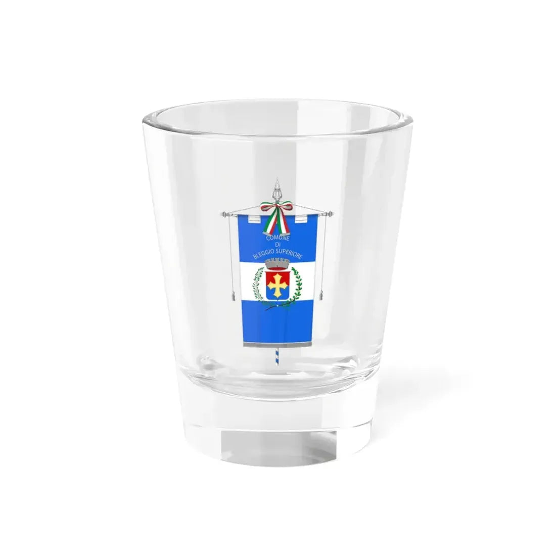 Bleggio Superiore-Gonfalone (Italy) Shot Glass 1.5oz 1.5oz - Go Mug Yourself
