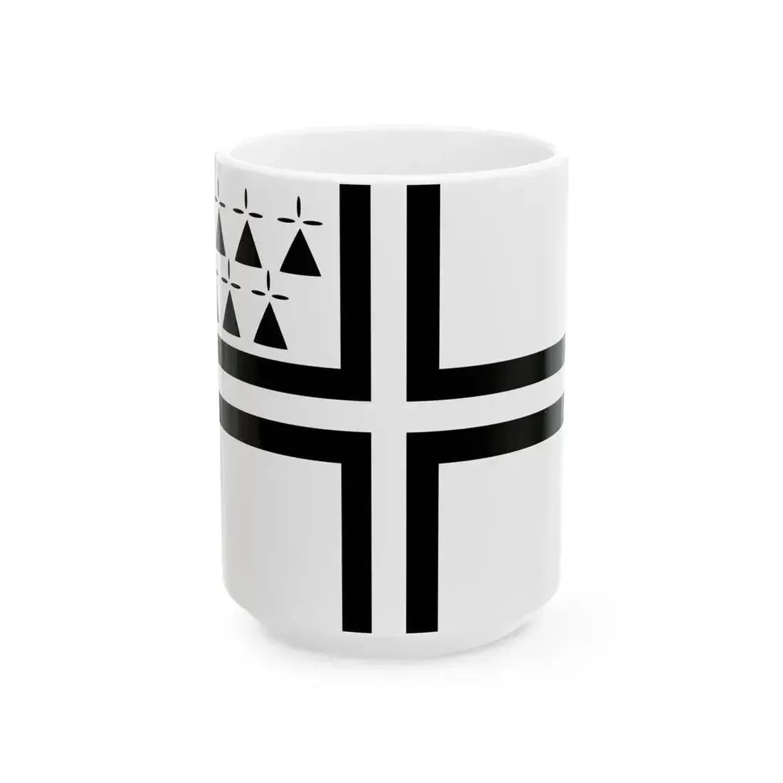 Bleimor Scouting flag ermine (Belgium) White Coffee Mug 15oz - Go Mug Yourself