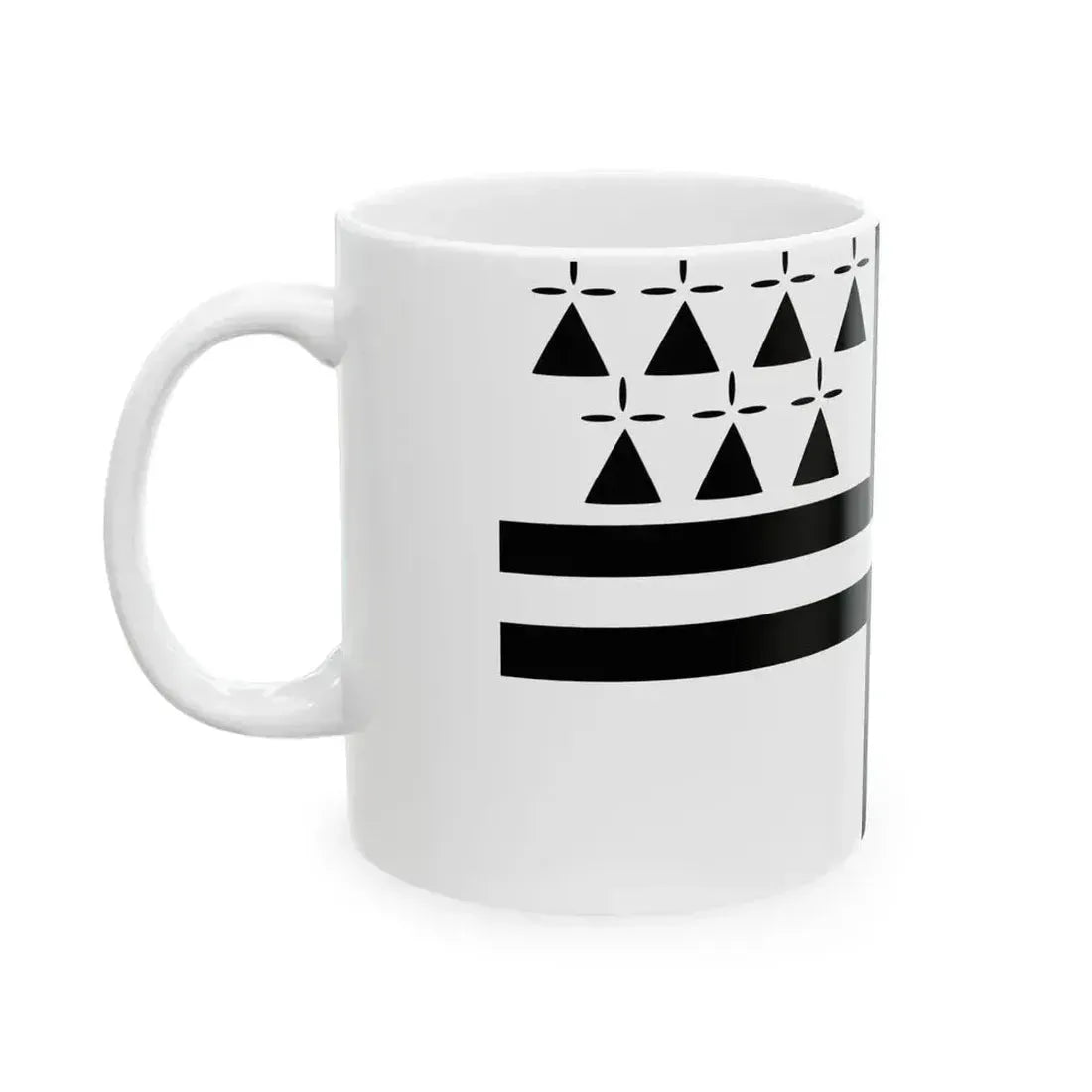 Bleimor Scouting flag ermine (Belgium) White Coffee Mug - Go Mug Yourself
