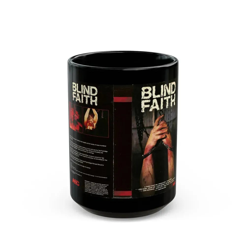 BLIND FAITH (VHS COVER) - Black Coffee Mug 15oz - Go Mug Yourself